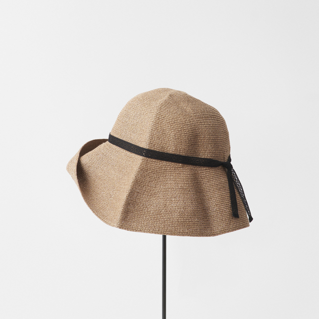 WR paper braid light hat low wide