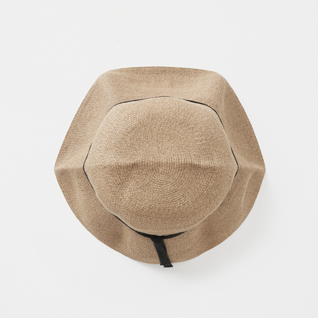 WP paper braid light hat low wide