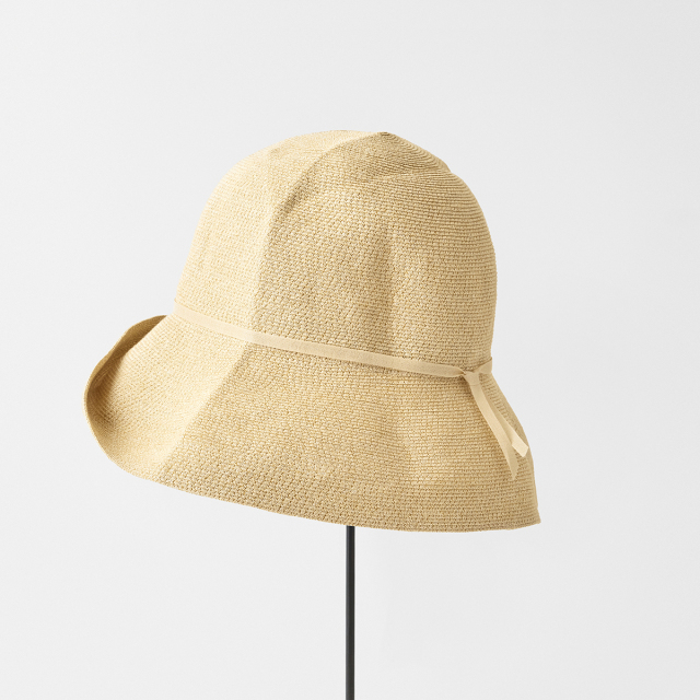 WR paper braid light hat wide