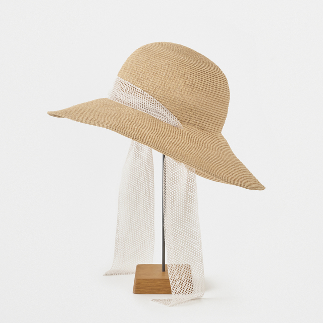 マリホジャ Raffia Braid Frill Tulip マリホジャ Raffia Braid Frill Tulip（raffia braid bucket hat）