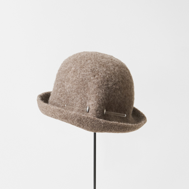 bell hat acrylic stick - black merino
