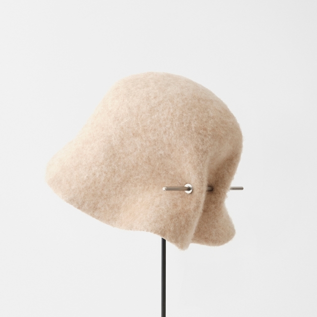 bell hat stainless steel stick - camel