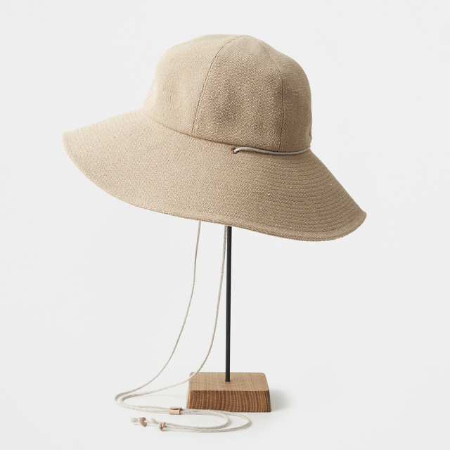 raw silk garden hat