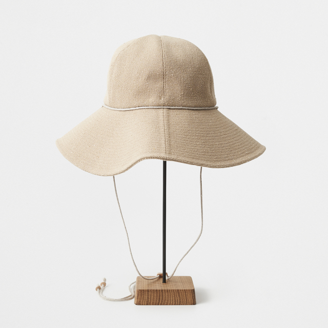 raw silk garden hat