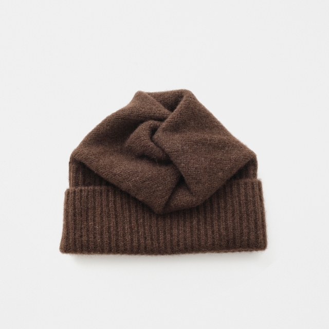 pleats knit cap - yak