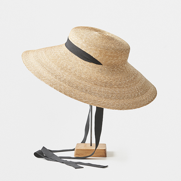 5mm braid straw hat wide