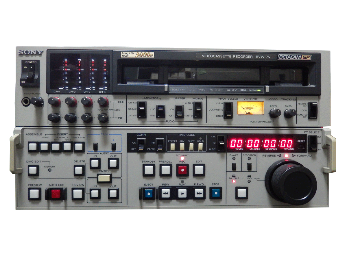 SONY ベータカムSP デジタルビデオレコーダー BVW-75 SONY ベータカムSP デジタルビデオレコーダー BVW-75