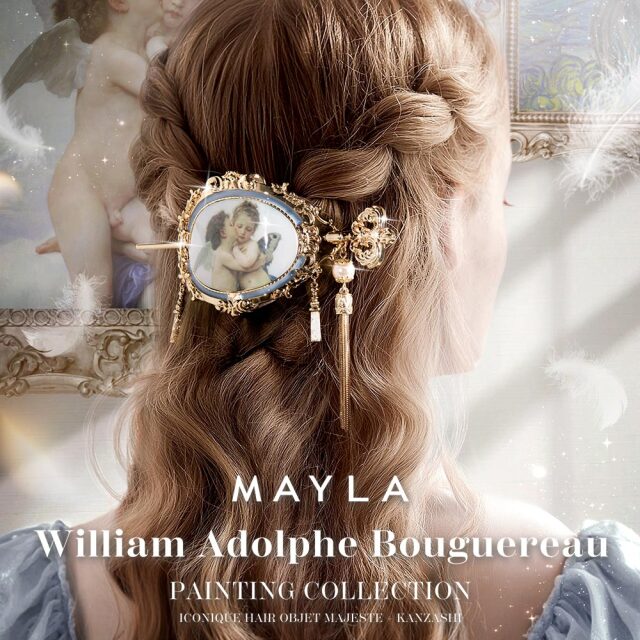 絵画コレクション アイコニック ヘアオブジェ マジェステ ＋ 簪