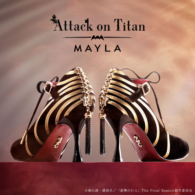 進撃の巨人 アイコニックシューズオブジェ パンプス～終尾の巨人～