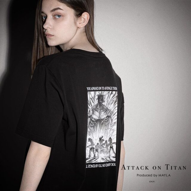 進撃の巨人 追憶の黒いTシャツ09