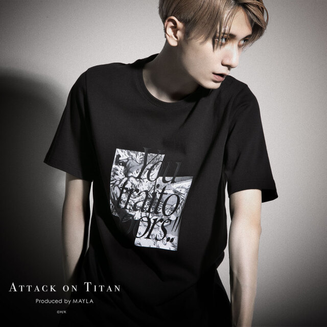 進撃の巨人 追憶の黒いTシャツ10