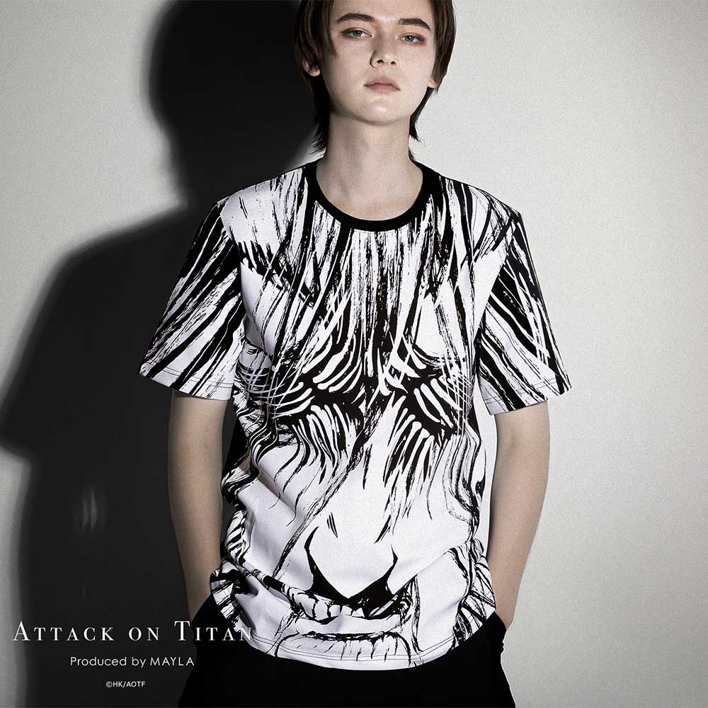 進撃の巨人 追憶の黒いTシャツ01- mayla classic