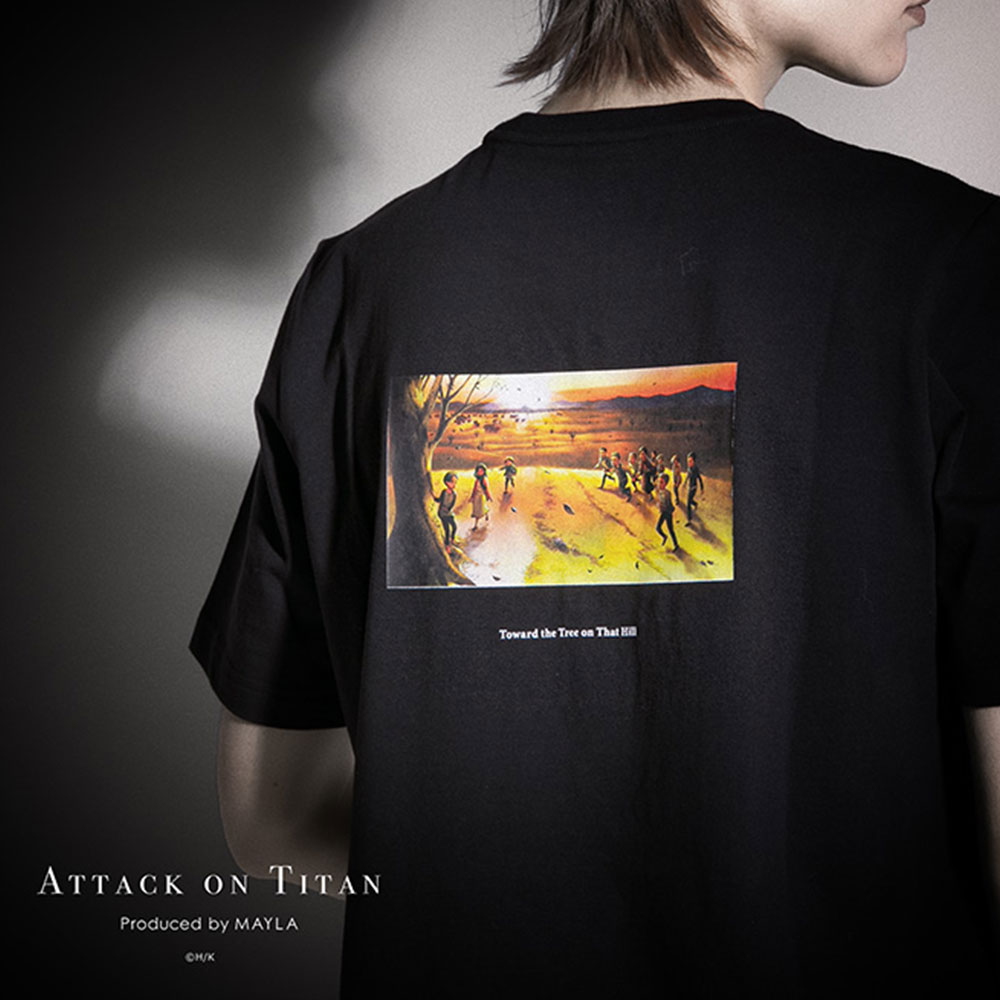 進撃の巨人 追憶の黒いTシャツ13- MAYLA