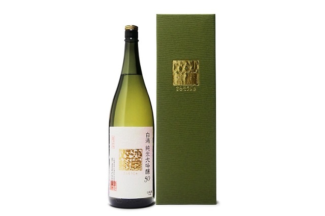 白鴻 純米大吟醸50「沙羅双樹」1800ml 化粧箱入り（盛川酒造）送料別　※日付指定不可・お歳暮対象外