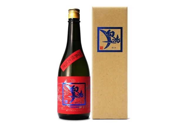 白鴻 純米吟醸原酒 鯉ラベル　720ml 箱入り（盛川酒造）送料別　※日付指定不可・お歳暮対象外