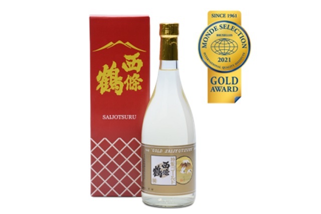 吟醸酒『ゴールド西條鶴』720ml（西條鶴醸造）送料別