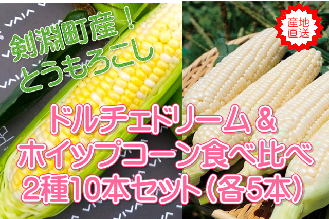 ドルチェドリーム＆ホイップコーン　10本セット（各5本）　※８月１８日以降順次発送