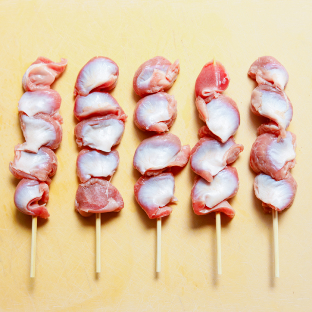 砂肝串 生 業務用｜未加熱 焼き鳥用 鶏砂肝・冷凍・居酒屋仕入れ｜ミート21