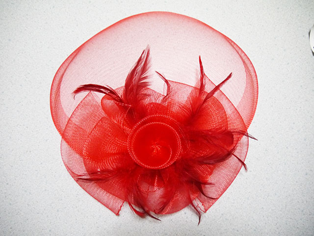 オーガンジー髪飾り