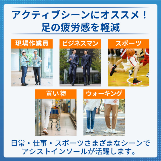 アシストインソール アーチ＆グリップ