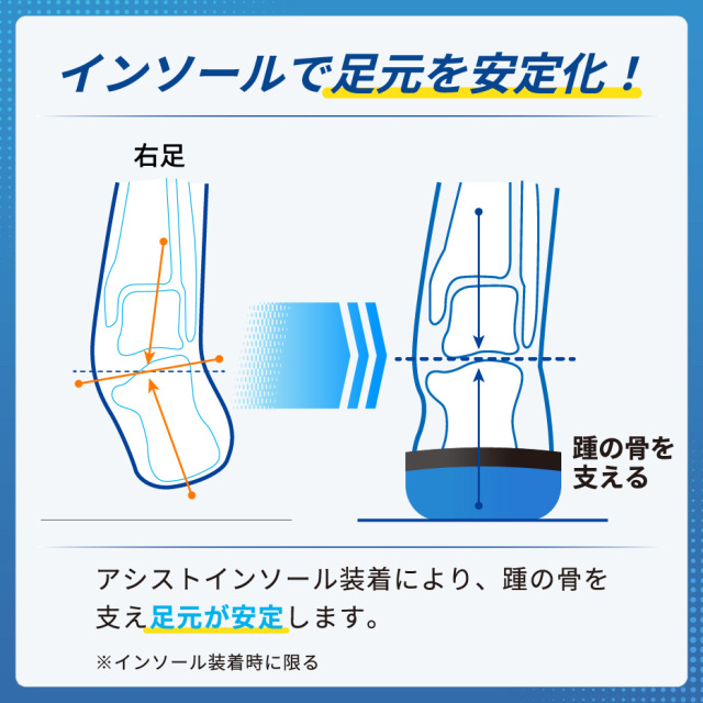 アシストインソール アーチ＆グリップ