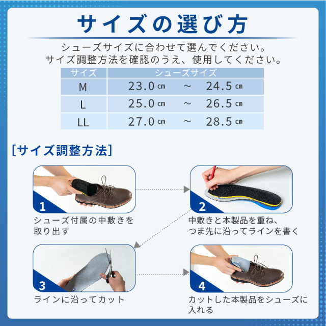 アシストインソール アーチ＆グリップ