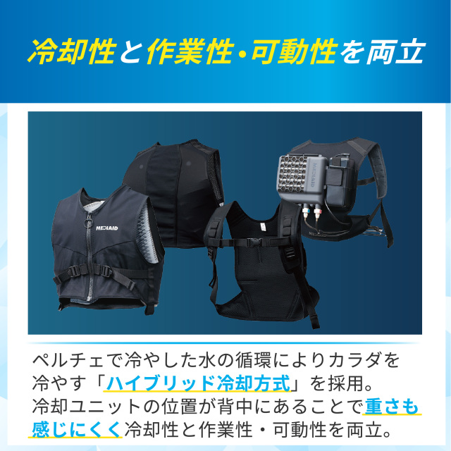 MEDIAID アイシングギアベスト2 ペルチェ水冷 アイシングギア】ベスト2 | MEDIAID Online - メディエイド 公式