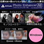 AVCLabs Photo Enhancer AI (Windows版　ダウンロード版)