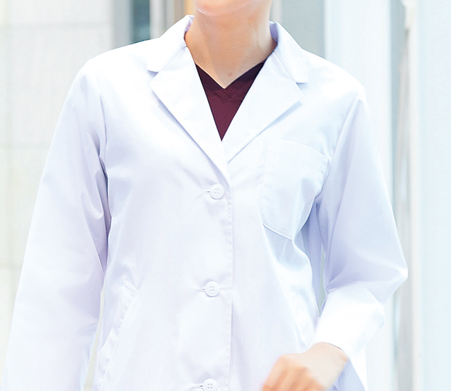 診察衣長袖