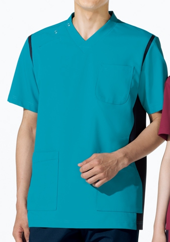 カゼン　スクラブ　未使用品Lサイズ カゼン] KAZEN 【軽くしなやかな素材で携帯・PHSポケット付の