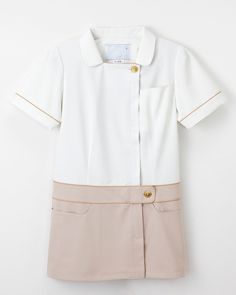 [ナガイレーベン] NAGAILEBEN 【BeadsBerryプロフェッショナル仕様に加え、さらに女性ら】 レディース チュニック LH-6252 （オフホワイト）