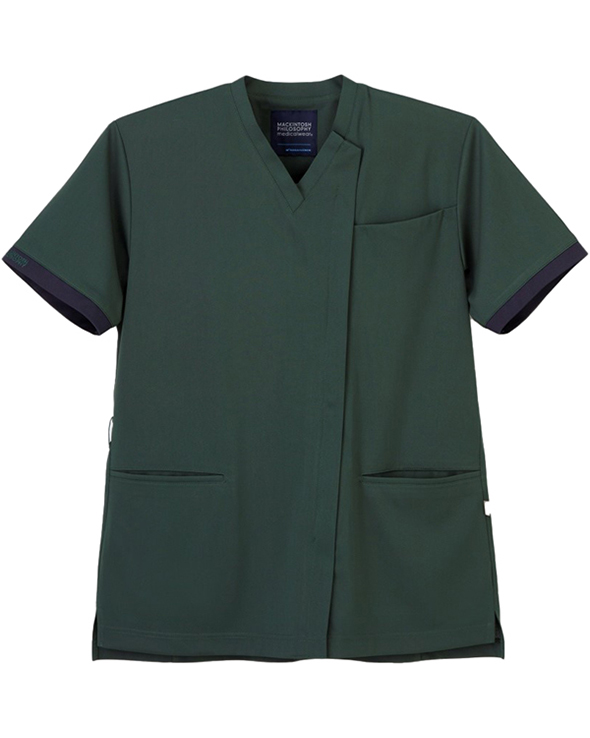 [マッキントッシュフィロソフィー] MACKINTOSH PHILOSOPHY 【伝統と革新が響きあう英国を代表とするアウターウェアブランド、マッキントッシュ】 男女兼用 スクラブ MPA-3912 （ボトルグリーン）