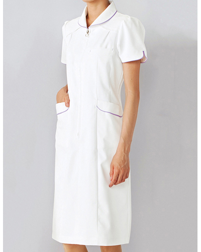 カゼン Kazen 4色展開でバリエーション豊富なナース服 医療白衣 ワンピース半袖 003 22 ミントグリーン 廃番商品 メディカルウェアジャパン