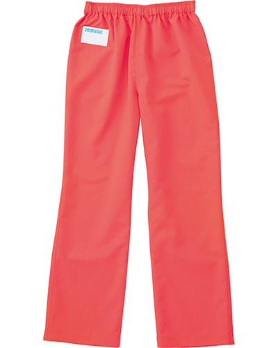 [カゼン] KAZEN 【医療ドラマ コードブルー採用のスクラブパンツ】  男女兼用 手術スラックス 155-74 （バーミリオン）