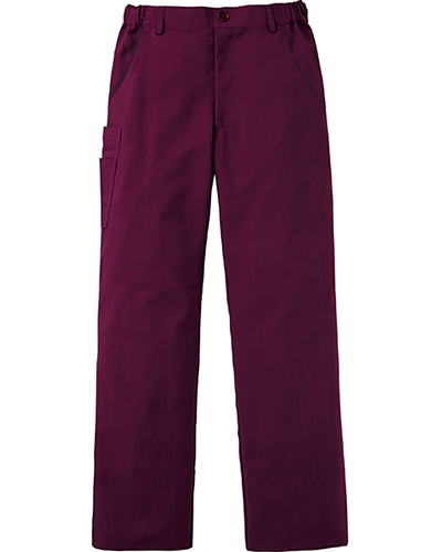 [カゼン] KAZEN 【カーゴポケット付メディカルパンツ】  男女兼用 スラックス 175-95 （プラム）