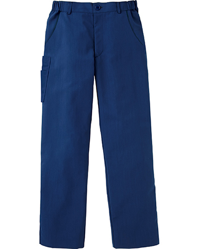 [カゼン] KAZEN 【カーゴポケット付メディカルパンツ】  男女兼用 スラックス 175-98 （ネイビー）