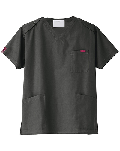 [フォーク] FOLK 【圧倒的なカラーバリエーション／PANTONEコラボスクラブ】 男女兼用 スクラブ 7000SC （チャコールグレー）