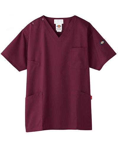 [ディッキーズ] Dickies 【アメリカの医療現場で人気のディッキーズスクラブ】 男女兼用 スクラブ 7033SC （D.ボルドー）