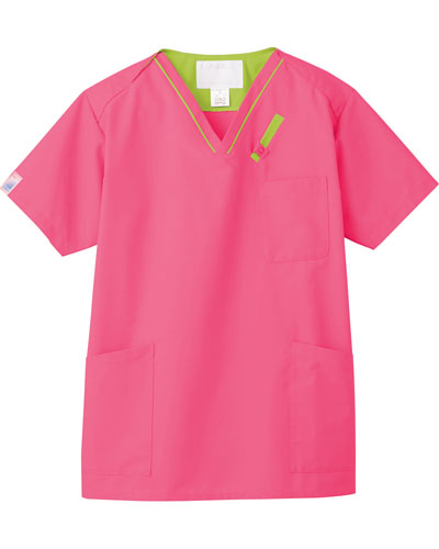 フォーク] FOLK 【PHS対応＆着脱しやすいホック付きスクラブ】 男女