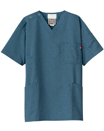 [ディッキーズ] Dickies 【アメリカの医療現場で人気のディッキーズスクラブ】 男女兼用 スクラブ 7061SC （ミドルインディゴ）