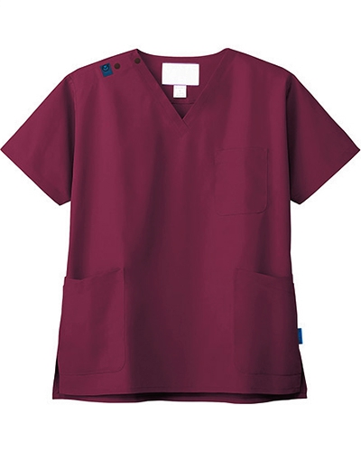 [フォーク] FOLK 【業界初・感染対策/色落ちしないジアスクラブ】 男女兼用 スクラブ 7070SC （バーガンディ）