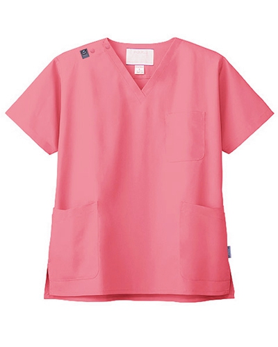 [フォーク] FOLK 【業界初・感染対策/色落ちしないジアスクラブ】 男女兼用 スクラブ 7070SC （ピンク）