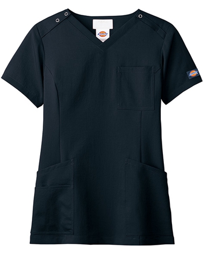 [ディッキーズ] Dickies 【アメリカの医療現場で人気のディッキーズスクラブ】 女性用 スクラブ 7071SC （S.ネイビー）