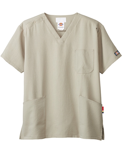 [ディッキーズ] Dickies 【ビンテージ加工が魅力の人気のディッキーズスクラブ】  男女兼用 スクラブ 7072SC （S.ベージュ）