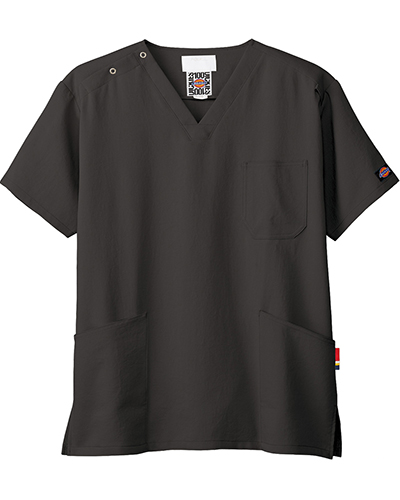 [ディッキーズ] Dickies 【ビンテージ加工が魅力の人気のディッキーズスクラブ】 男女兼用 スクラブ 7072SC （ダークグレー）
