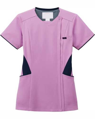 [フォーク] FOLK 【衣類内の熱を放出し呼吸するジップスクラブ】 レディース ジップスクラブ 7078SC （ラベンダー×ダークネイビー）