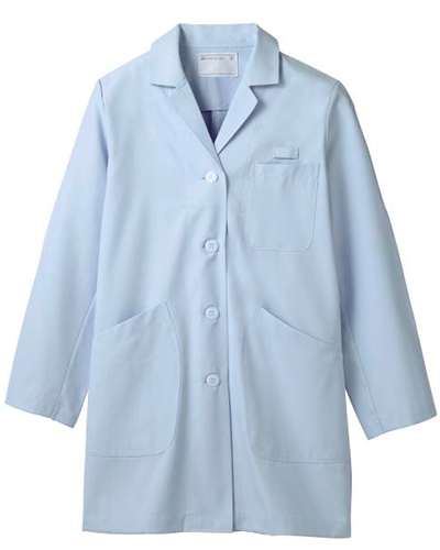 [モンブラン] MONTBLANC 【シルエットにこだわった上品なデザインのドクターコート】 レディース ドクターコート 71-083（サックス）