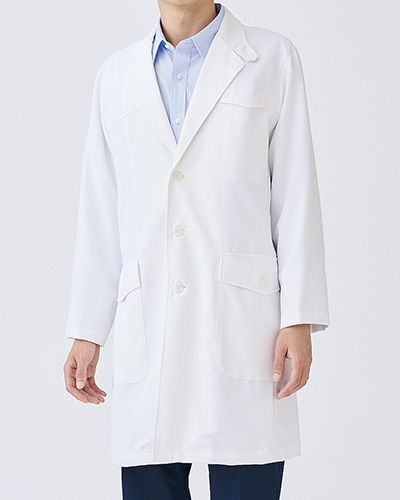 [モンブラン] MONTBLANC 【信頼感をもたせる上品なデザインのドクターコート】 メンズ ドクターコート 71-831（ホワイト）