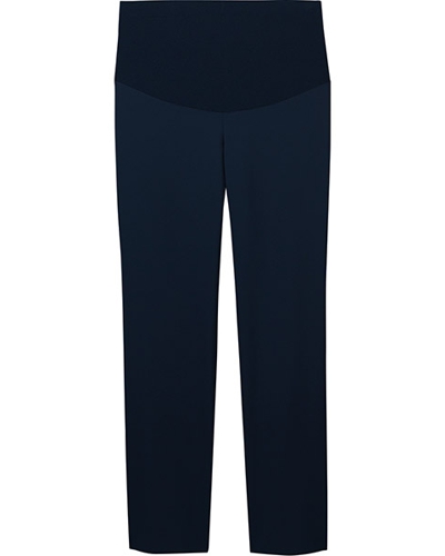 [フォーク] FOLK 【伸縮性の高いリブ採用のマタニティウェア】 マタニティパンツ 8005SC （ダークネイビー）