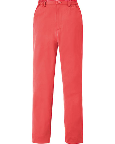 [カゼン] KAZEN 【動きやすい細身の美シルエットパンツ】  レディース　スラックス 850-44 （オレンジ）